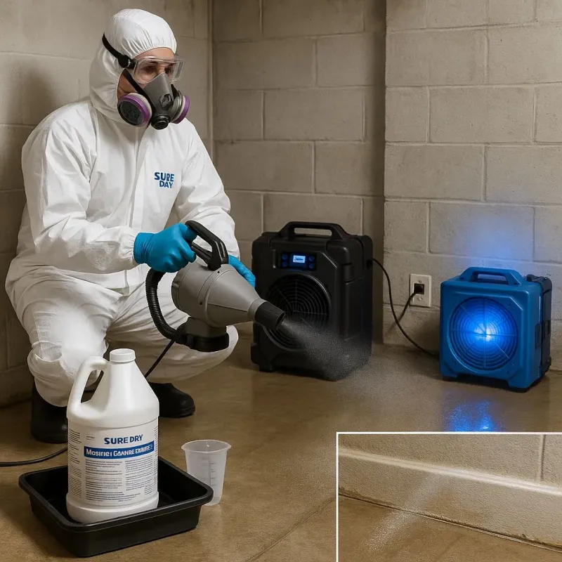 Sanitization and Odor Removal process in Saint Stephens, NC